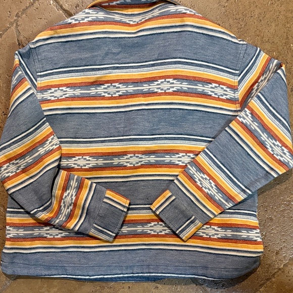 Pendleton Half-Zip Doublesoft Pullover - Multicolor Striped - Picture 3 of 3